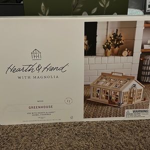 Hearth and hand with magnolia wooden greenhouse
